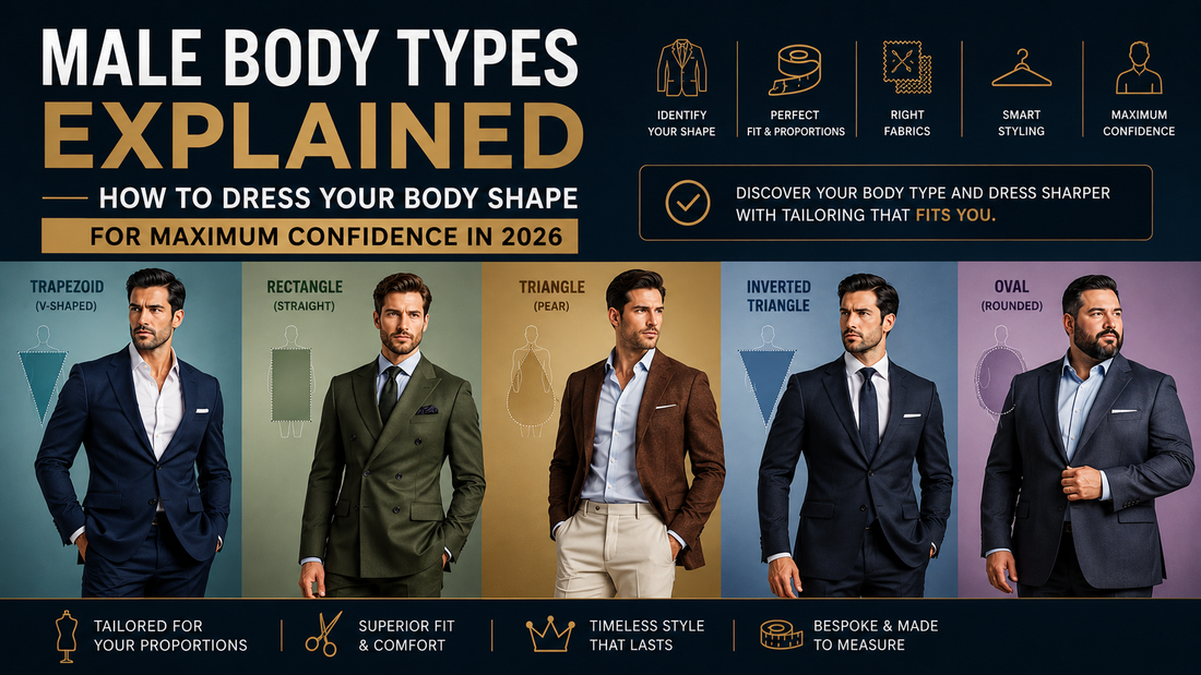 Male Body Types Explained: How to Dress Your Body Shape for Maximum Confidence in 2026