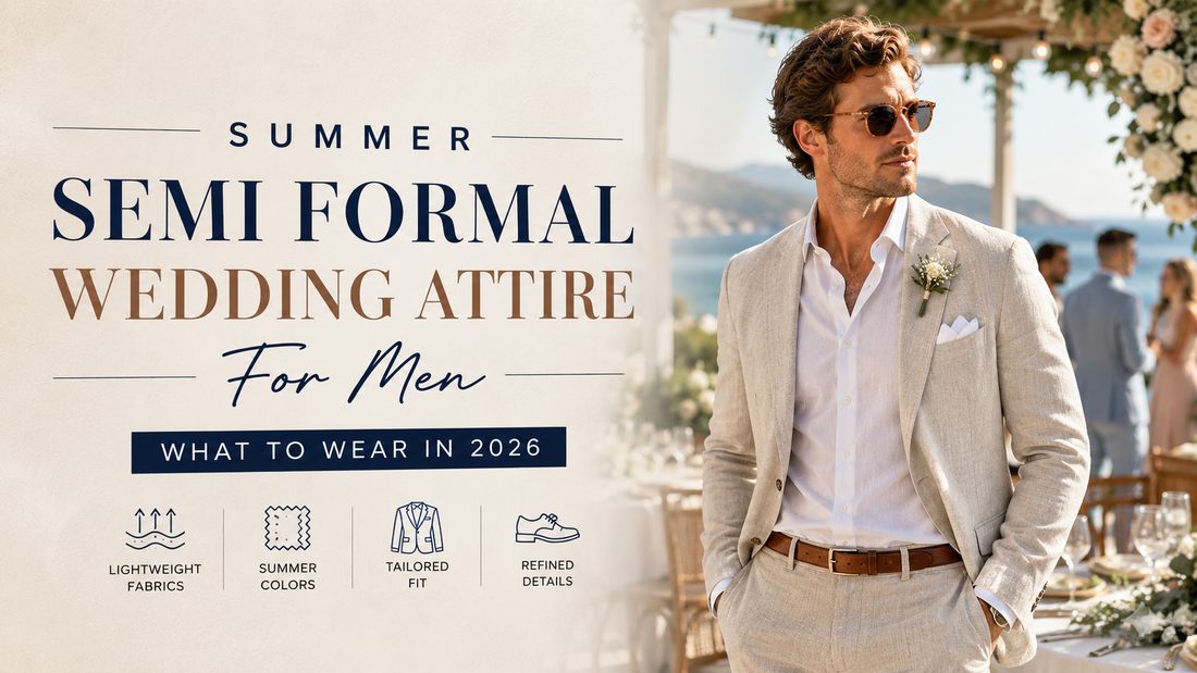 Summer Semi Formal Wedding Attire for Men: What to Wear in 2026