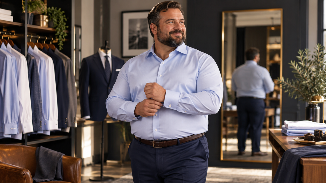 Dress Shirts for Men With a Belly: How to Get the Right Fit