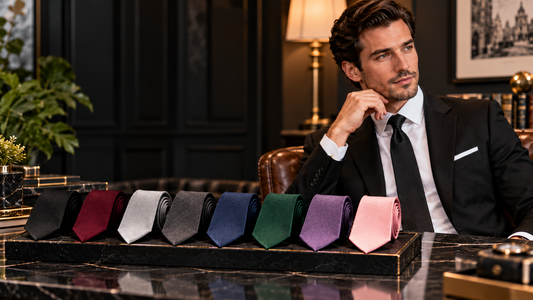What Color Tie With Black Suit? 8 Best Choices