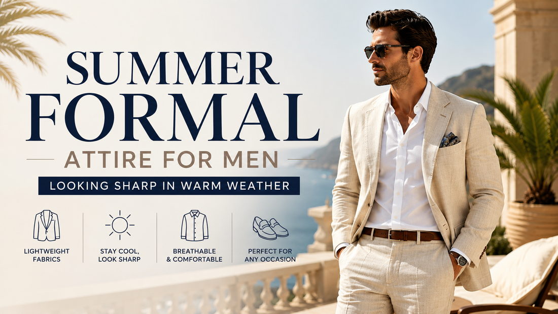Summer Formal Attire for Men: What to Wear for Weddings, Business & Special Events