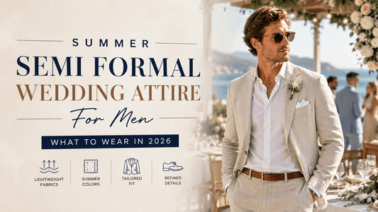 Summer Semi Formal Wedding Attire for Men: What to Wear in 2026