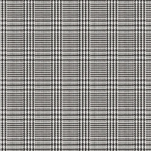 Men's Black Prince of Wales Check Dress Shirt