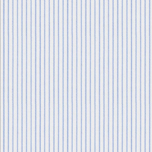 Men's Blue Narrow Stripe Dress Shirt