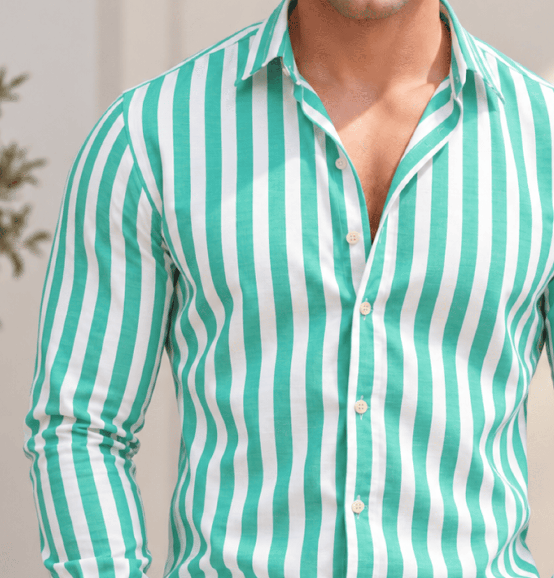 Green Awning Stripe Readywear Shirt