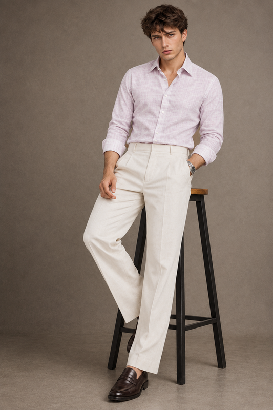 Lavender Linen Custom Shirt – Design in 3D