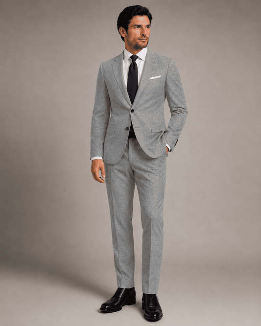 Grey Linen Bespoke Suit